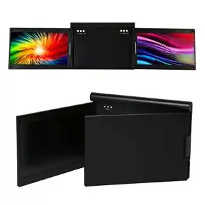 Zunate Tragbarer Triple-Screen für Laptops mit 13,3 Zoll Full HD Display
