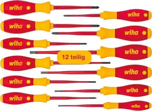 Wiha Schraubendreher Set 12-teilig VDE für professionelle Anwendungen