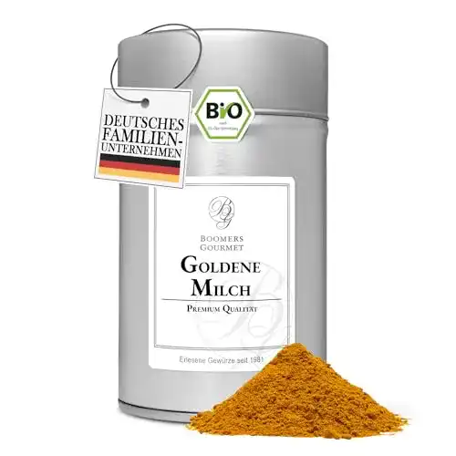 Goldene Milch Pulver von Boomers Gourmet – Bio Kurkuma Latte