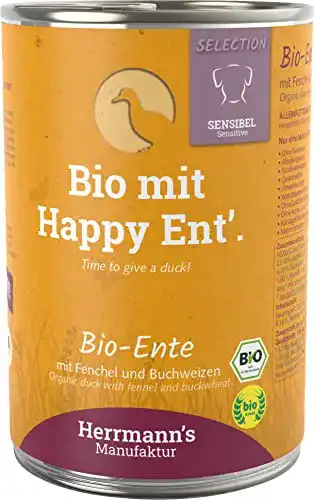Herrmanns Hundefutter Ente mit Fenchel und Buchweizen
