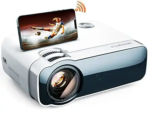 Hogance Mini-Beamer mit Bluetooth und WiFi für Heimkino