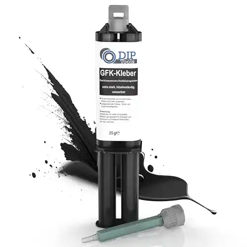 2-Komponenten-Kleber DIP Tools GFK-Kleber – stark, hitzebeständig, wasserfest