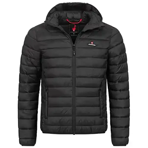 Übergangsjacke Herren Höhenhorn Balmhorn in Midnight Black Größe 3XL