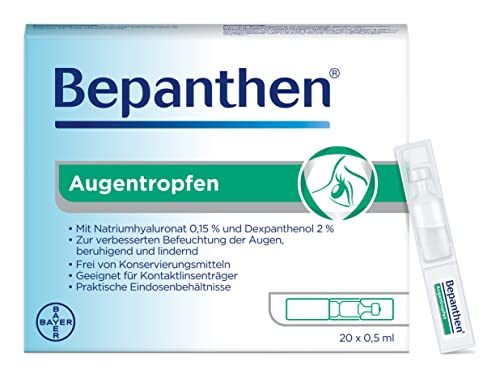 Allergie-Augentropfen Bepanthen für trockene und gereizte Augen