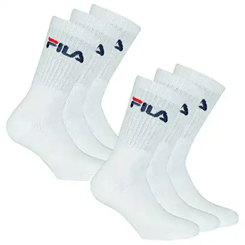 FILA Tennissocken 6 Paar Frottee mit Logobund für Unisex