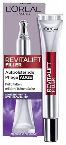 L’Oreal Paris Hyaluron Augenserum mit Doppel-Applikator