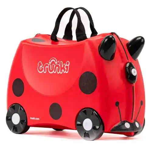 Kinderkoffer Trunki als Handgepäck und Rutschfahrzeug für Kinder