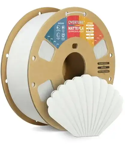 PLA-Filament Overture Matte 1,75 mm, 1 kg für 3D-Druck