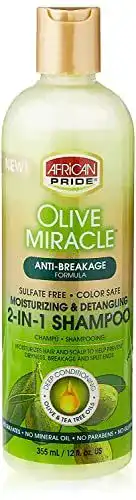 2-in-1 Shampoo African Pride Olive Miracle Anti-Breakage 355 ml