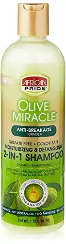 2-in-1 Shampoo African Pride Olive Miracle Anti-Breakage 355 ml