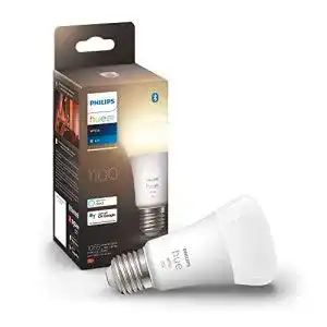 Philips Hue White E27 LED Glühbirne dimmbar, 1100lm, warmweiß