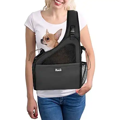 Hundetragetuch für Haustiere Verstellbare Tragetasche für Hunde bis 3,5 kg