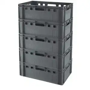 Fleischerkisten Logiplast 5 Stück E2 Kisten 60 x 40 x 20 mm