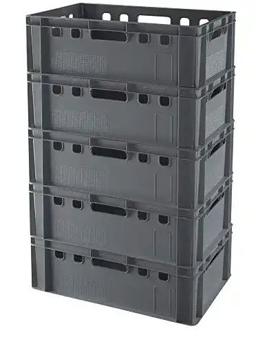 Fleischerkisten Logiplast 5 Stück E2 Kisten 60 x 40 x 20 mm