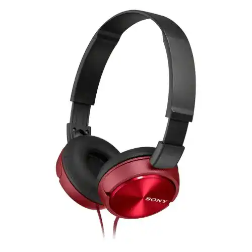 Sony MDR-ZX310 Over-Ear Kopfhörer, faltbar, Metallic-Rot