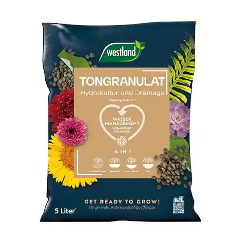 Pflanzgranulat Westland Tongranulat 5 l für Hydrokultur und Drainage