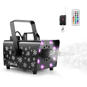 Schneemaschine Hakuta 800W mit RGB-LED-Lichtern und Fernbedienungen