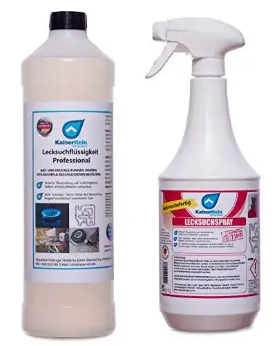 Lecksuchspray Kaiserrein Professional 1L für Gas- und Druckleitungen