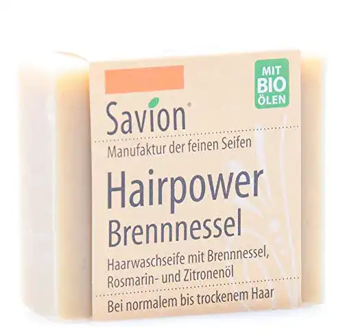 Haarwaschseife Savion Hairpower Brennessel 85 g