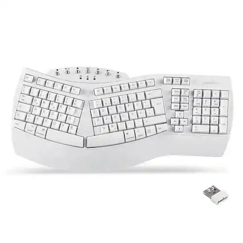 Ergonomische Tastatur Perixx 11620 Periboard-612 mit Dual-Modus