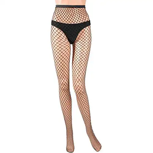 Netzstrumpfhose Satinior für Frauen im Fischnetzdesign