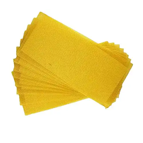 Bienenwachsplatten EASONGEE aus 100 % reinem Bienenwachs, 10 Stück