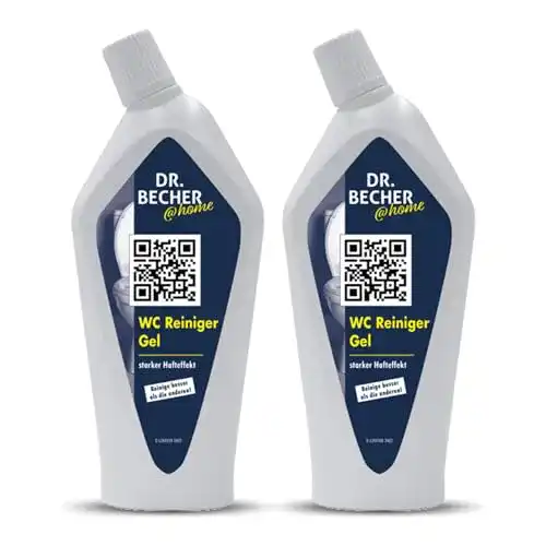 WC-Gel Dr. Becher @Home WC Reiniger Gel für hygienische Toilettenreinigung