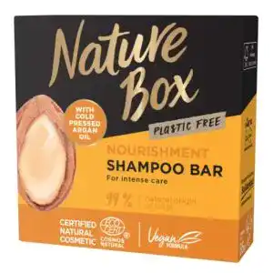 Festes Shampoo von Nature Box mit Nährpflege und Argan-Öl
