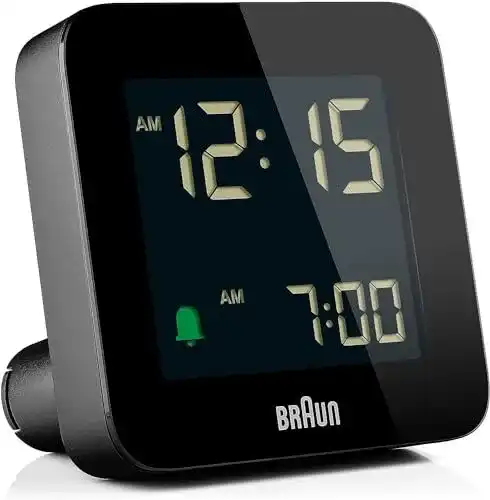 Braun Digitaler Wecker mit Schlummerfunktion und Crescendo-Alarm