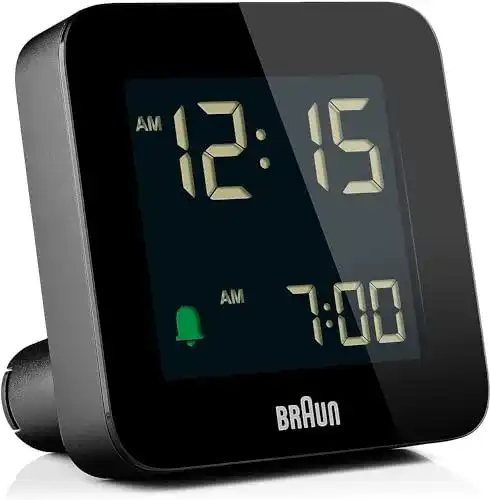 Braun Digitaler Wecker mit Schlummerfunktion und Crescendo-Alarm