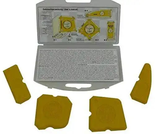 Fugenglätter Set 4-teilig von Fugenstar für präzise Fugenbearbeitung