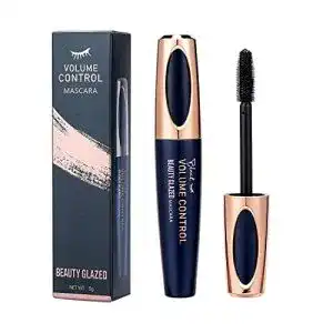 Fiber-Mascara Beauty Glazed 4D Silk Fiber Wimperntusche für Volumen und Länge