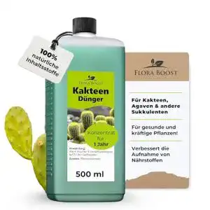 Kakteendünger Konfitee Flora Boost 500ml für Kakteen und Sukkulenten
