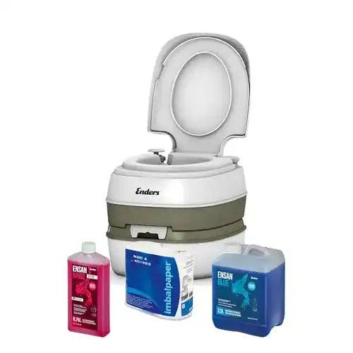 Campingtoilette Enders Starter-Set für Outdoor-Nutzung mit 2,5L