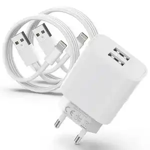 iPhone Ladegerät ZNBTCY mit MFi-Zertifikat und 2 USB-Anschlüssen