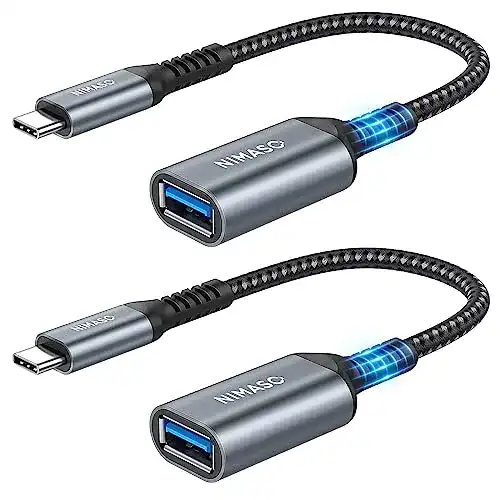 USB-C auf USB 3.0 Adapter von Nimaso, 2 Stück