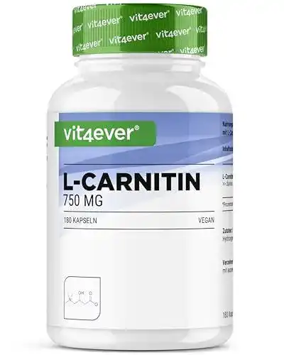 L-Carnitin Vit4ever 180 vegane Kapseln mit 3000 mg