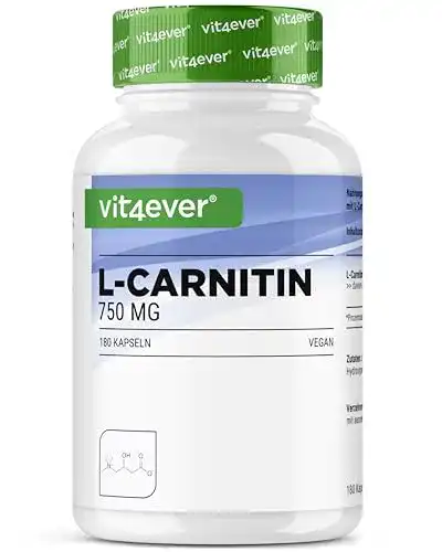 L-Carnitin Vit4ever 180 vegane Kapseln mit 3000 mg