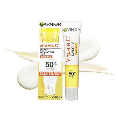Garnier Vitamin C Sonnenschutzcreme für Gesicht und Hals, LSF 50+