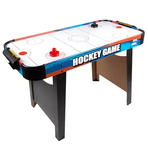 Air-Hockey-Tisch ColorBaby 85330 mit Zubehör und Maßen