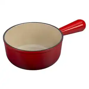 Le Creuset Caquelon aus Gusseisen, 16 cm, 1 Liter, Kirschrot