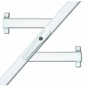 Abus Fensterzusatzsicherung FOS550 AL0125 mit Druckzylinder