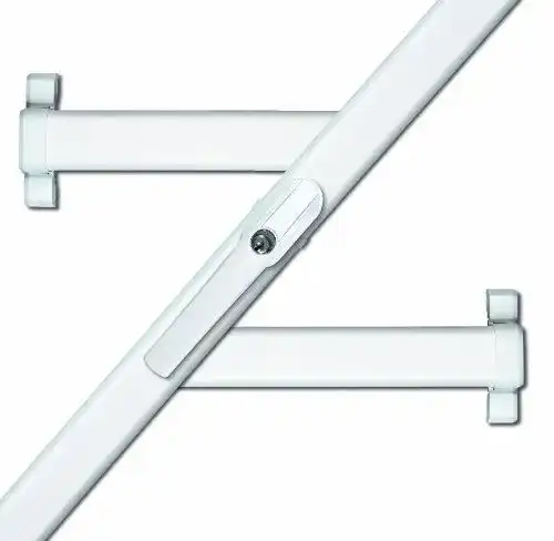 Abus Fensterzusatzsicherung FOS550 AL0125 mit Druckzylinder
