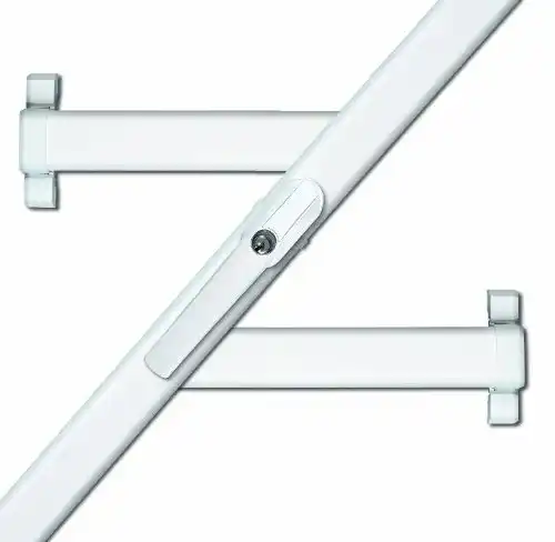 Abus Fensterzusatzsicherung FOS550 AL0125 mit Druckzylinder