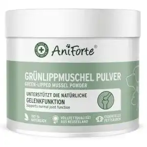 Grünlippmuschel Pulver für Hunde von Aniforte – 250g