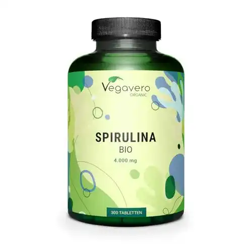 Spirulina Tabletten Vegavero BIO 1000 mg – Laborgeprüfte Presslinge