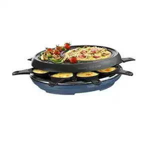 Tefal Colormania Raclette 3-in-1 Raclettegerät mit Grill und Pfannkuchenfunktion