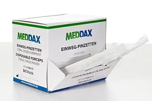 Einweg-Splitterpinzette Meddax, sterile 50 Stück