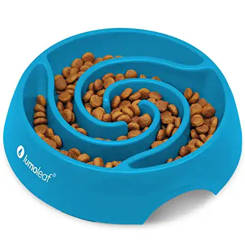 Anti-Schling-Napf für Hunde von LumoLeaf, rutschfester Fressnapf, Ø 22 cm
