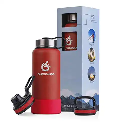Outdoor-Thermoskanne Hydro2go Edelstahl X-AlpsBottle 1L